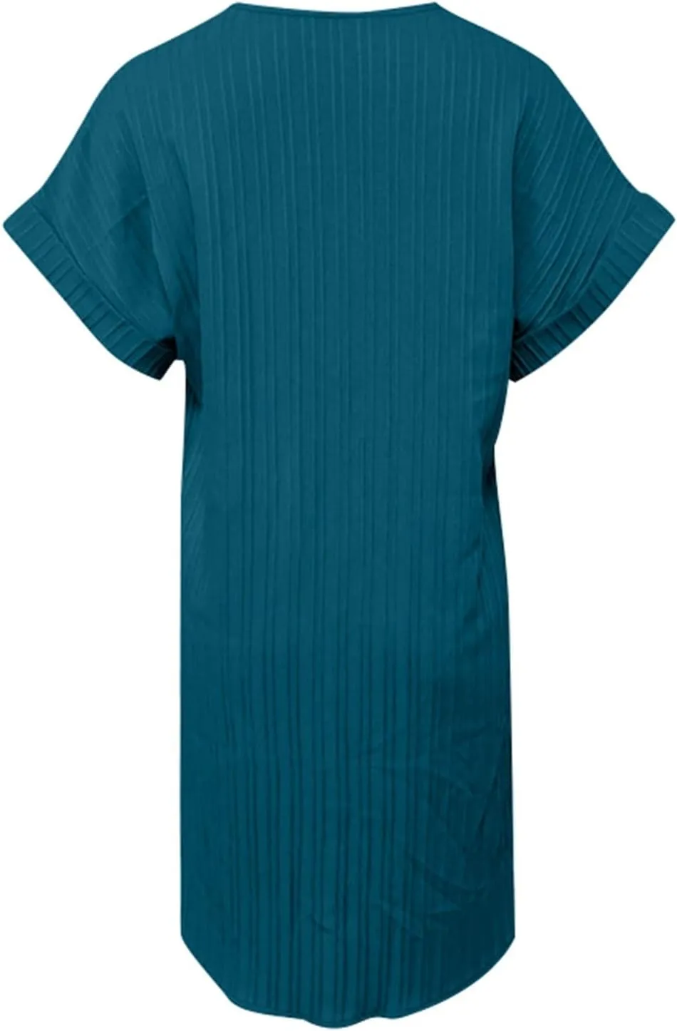 Spring Dresses for Women, Womens Cotton Shirt Dress Summer Casual Short Sleeve Button Down Beach Cover Up Shirts with Pockets