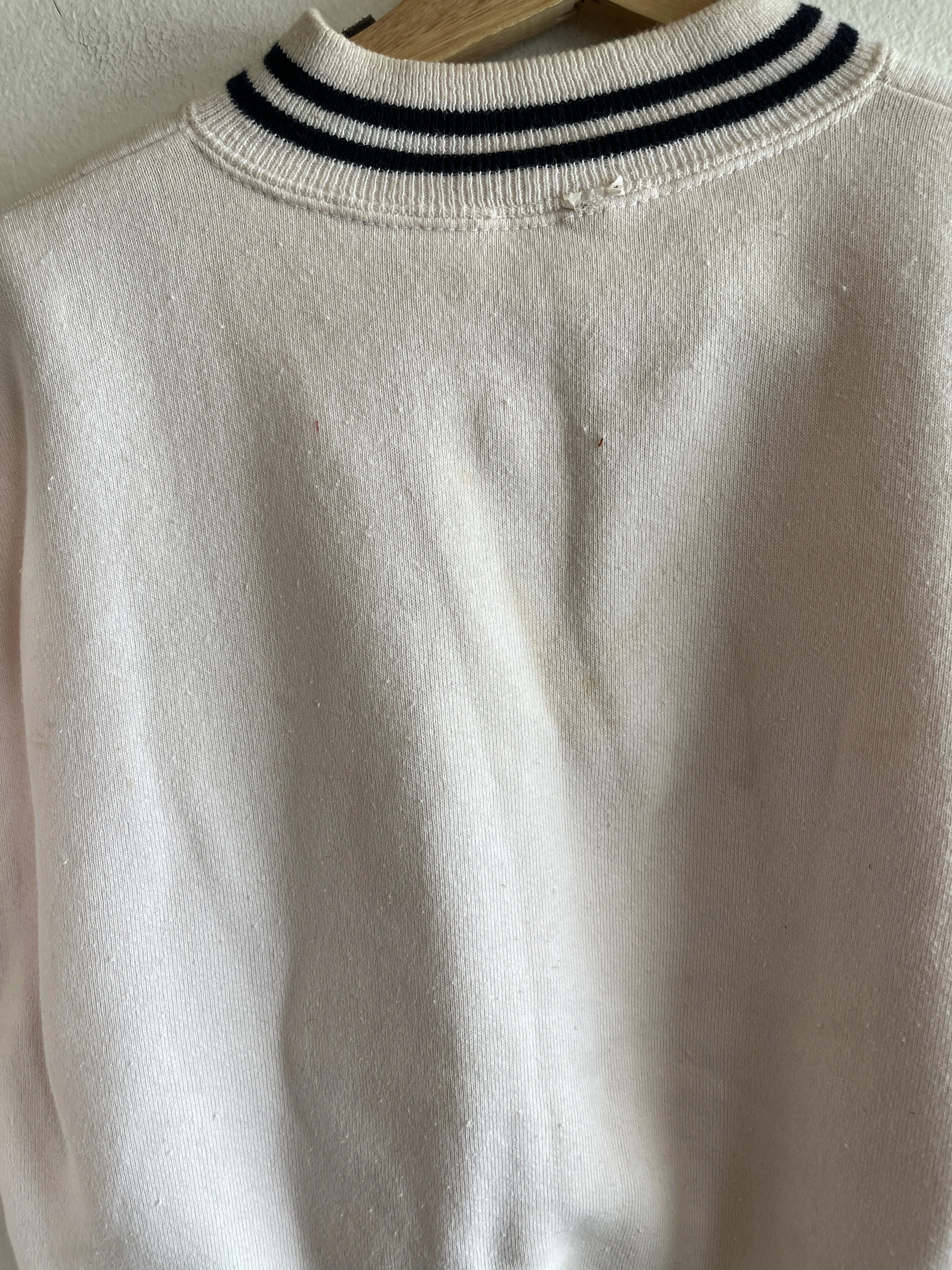 Vintage 1950s Springfield Senators Quarter Zip Cotton Sweatshirt