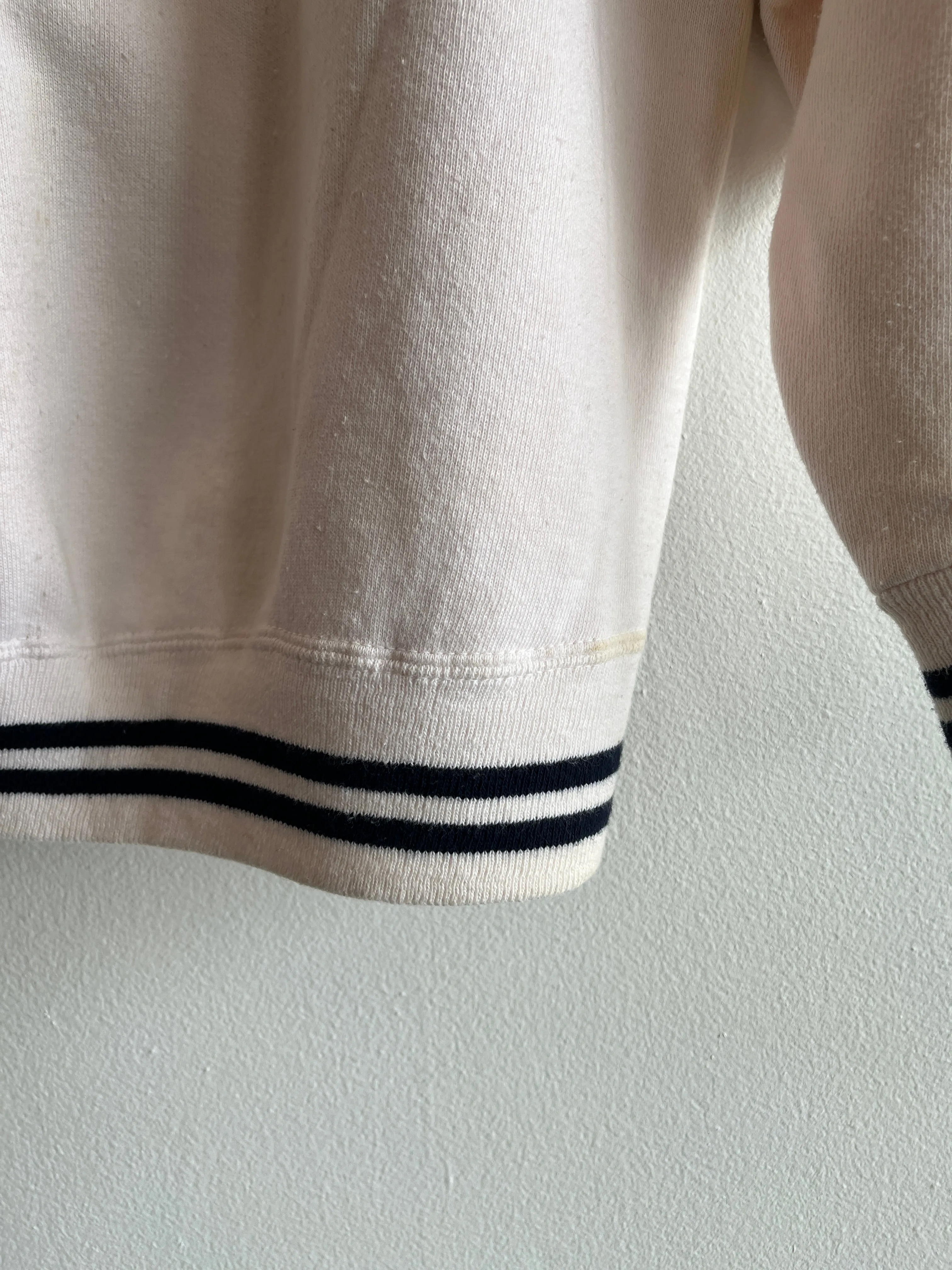 Vintage 1950s Springfield Senators Quarter Zip Cotton Sweatshirt