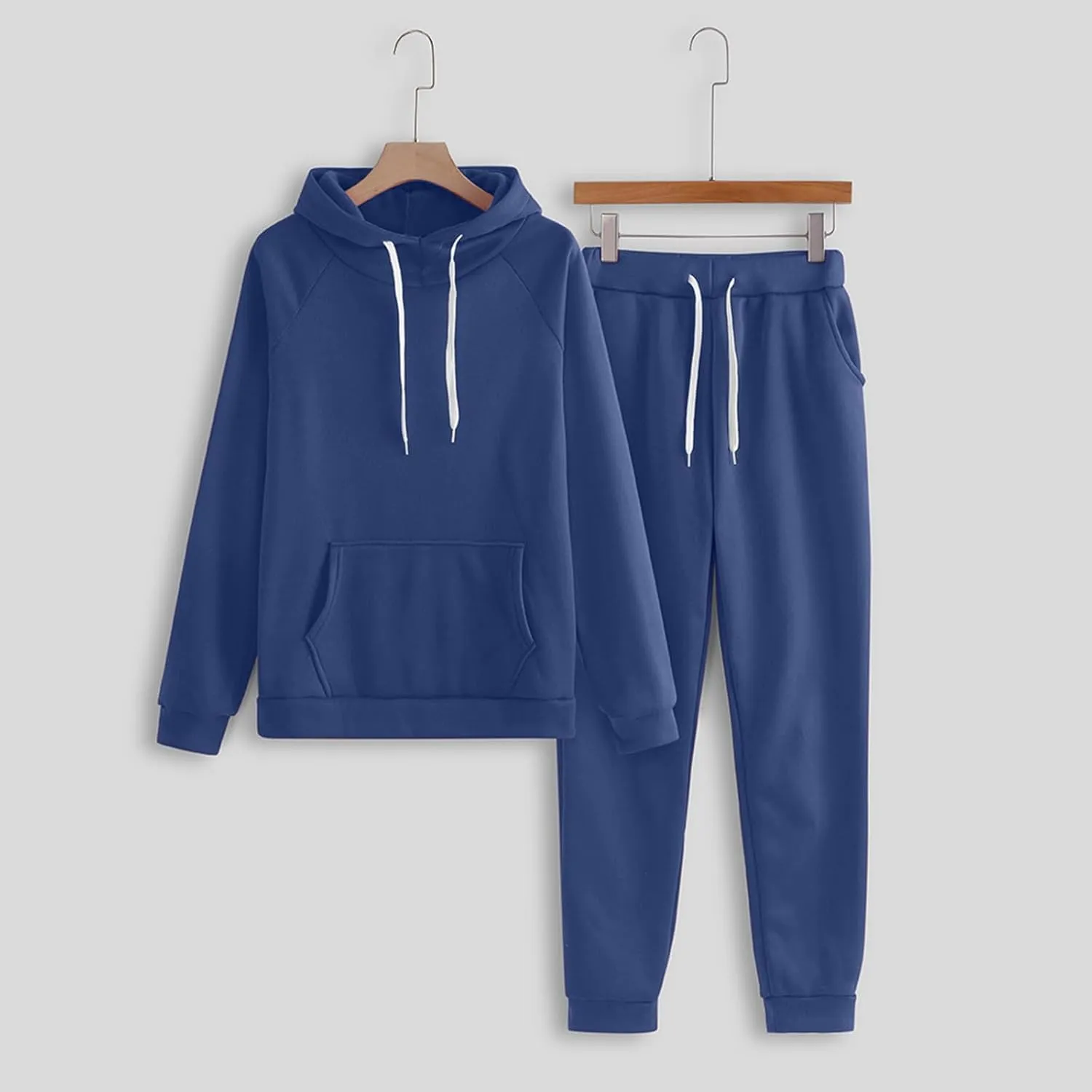 Women's 2 Piece Tracksuit Long Sleeve Crewneck Elastic Waist Sweatpants Top and Wide Leg Pants