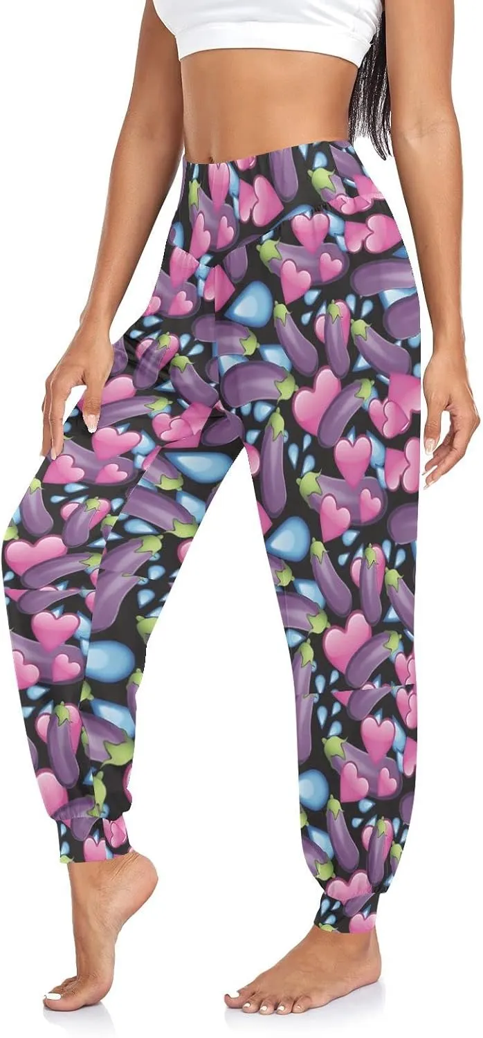 Women's Harem Pants High Waist Yoga Boho Trousers Bohemian Beach Pants