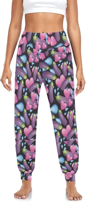 Women's Harem Pants High Waist Yoga Boho Trousers Bohemian Beach Pants