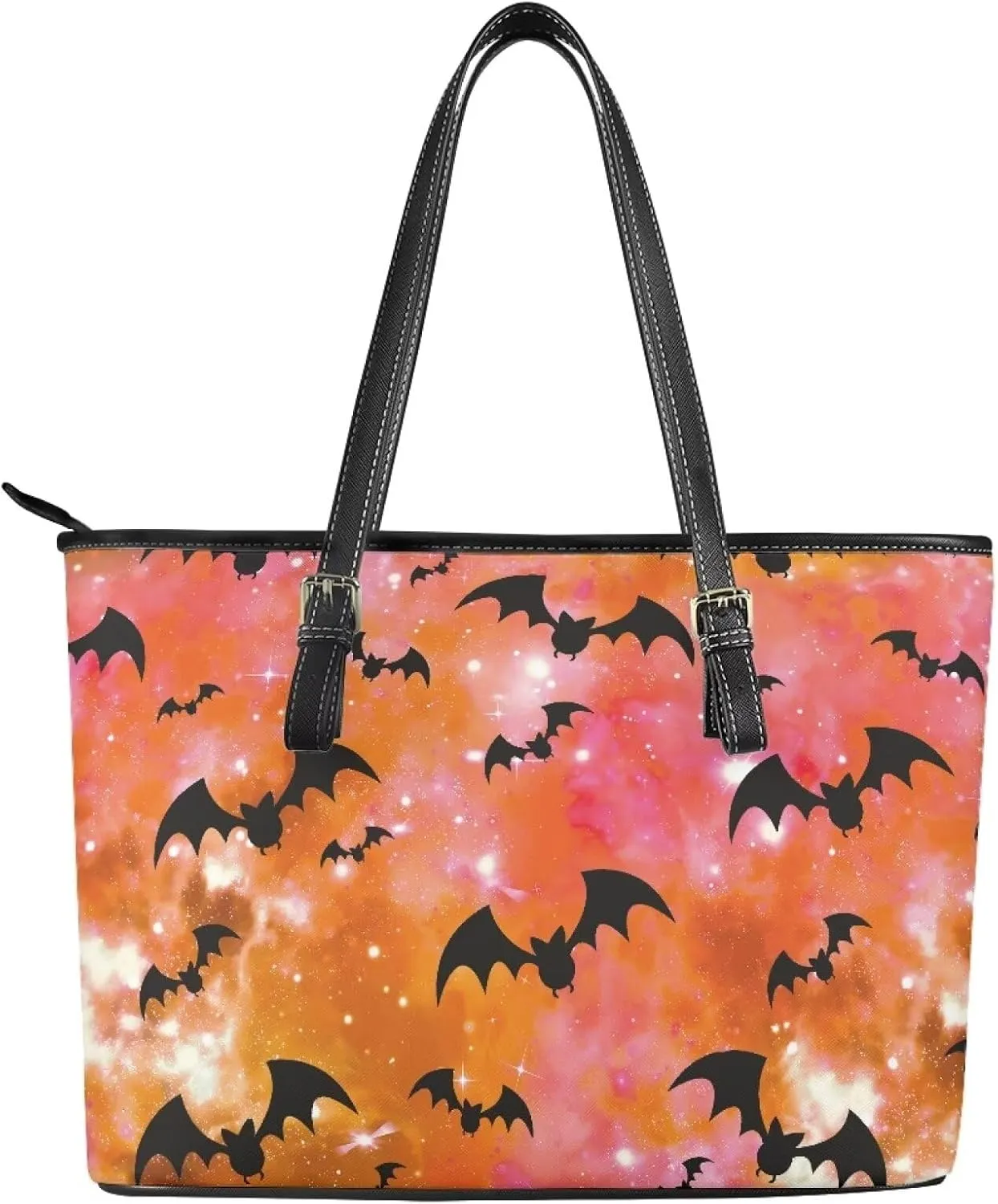 Women's Soft PU Leather Tote Shoulder Bag Big Capacity Hobo Bag Purses Office Work Handbag Adjustable Handles