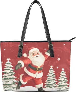 Women's Soft PU Leather Tote Shoulder Bag Big Capacity Hobo Bag Purses Office Work Handbag Adjustable Handles