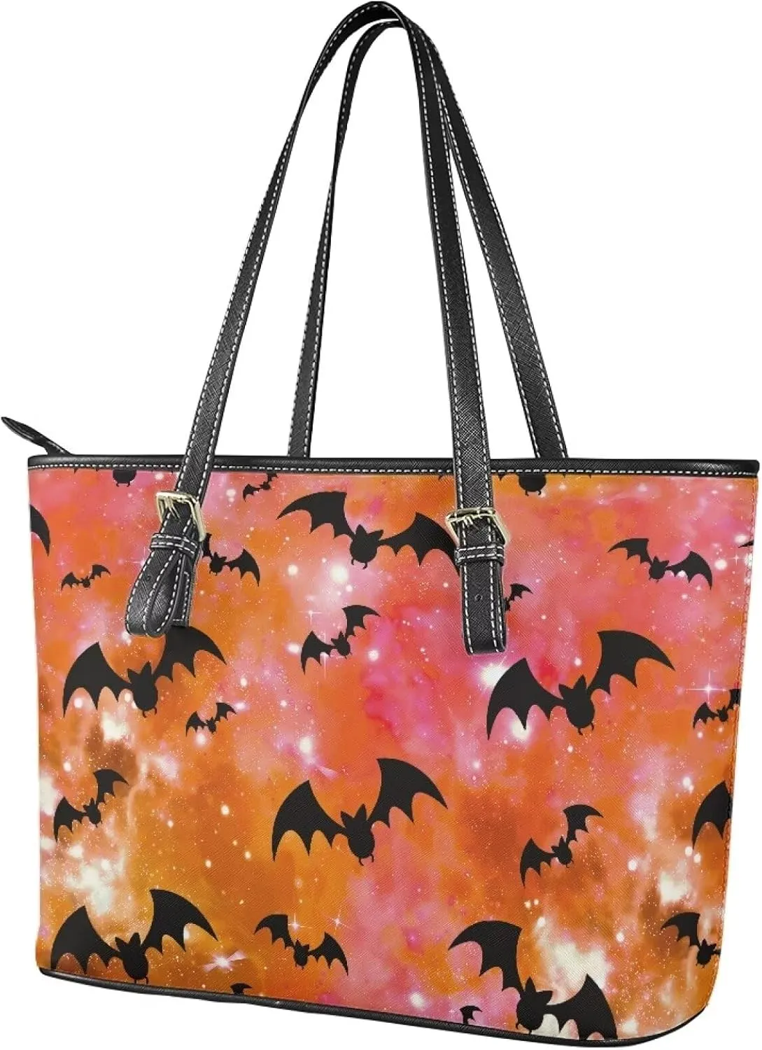 Women's Soft PU Leather Tote Shoulder Bag Big Capacity Hobo Bag Purses Office Work Handbag Adjustable Handles