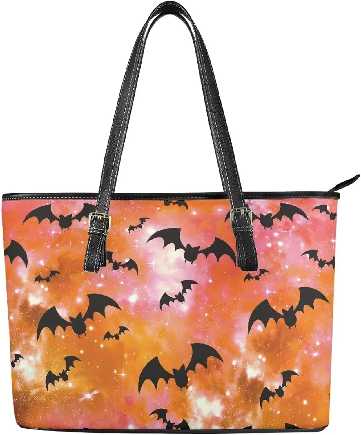 Women's Soft PU Leather Tote Shoulder Bag Big Capacity Hobo Bag Purses Office Work Handbag Adjustable Handles