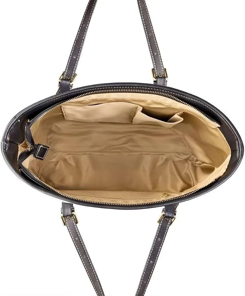 Women's Tote Shoulder Bag with Adjustable Handles Soft PU Leather Big Capacity Hobo Bag Purses Office Work Handbag