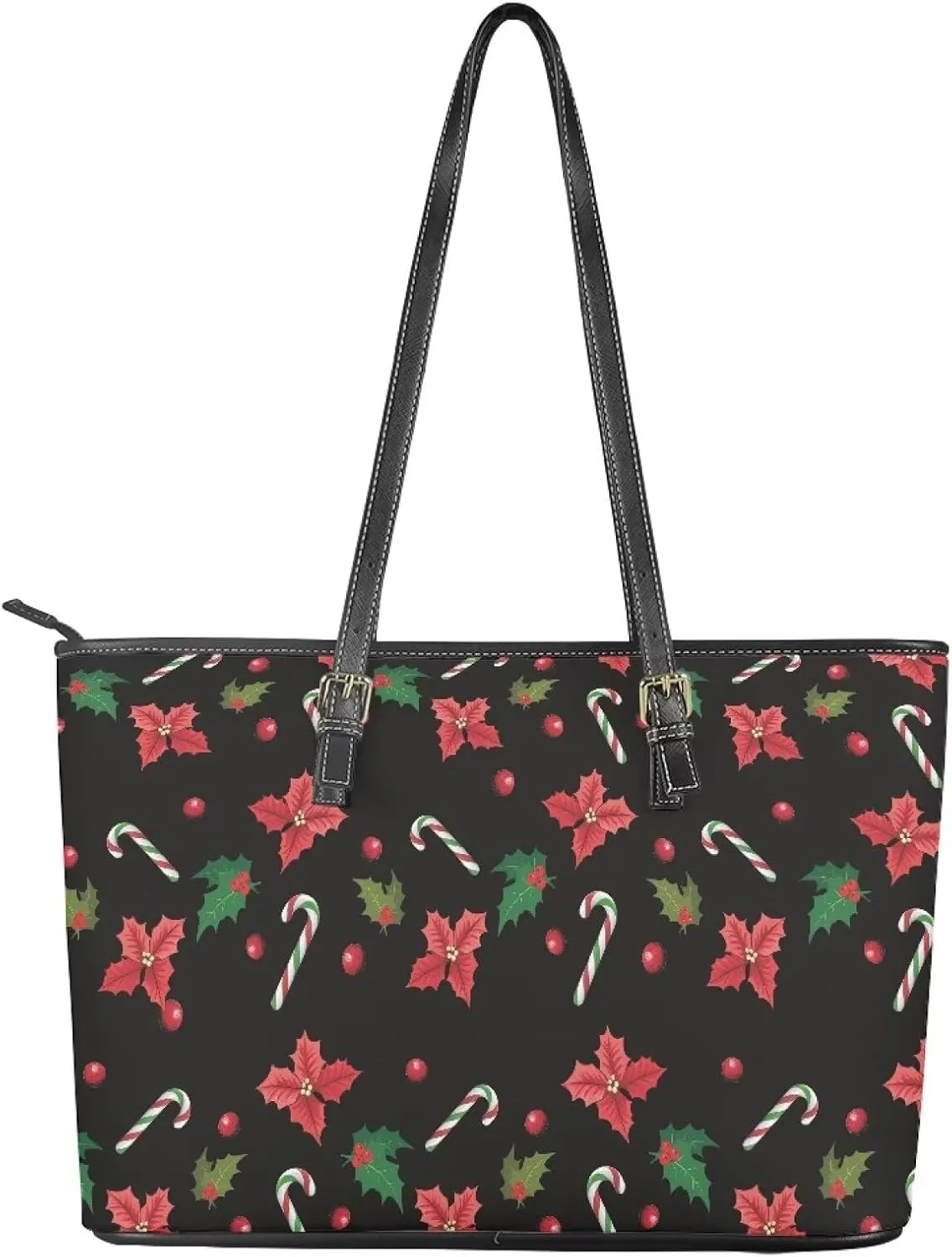 Women's Tote Shoulder Bag with Adjustable Handles Soft PU Leather Big Capacity Hobo Bag Purses Office Work Handbag