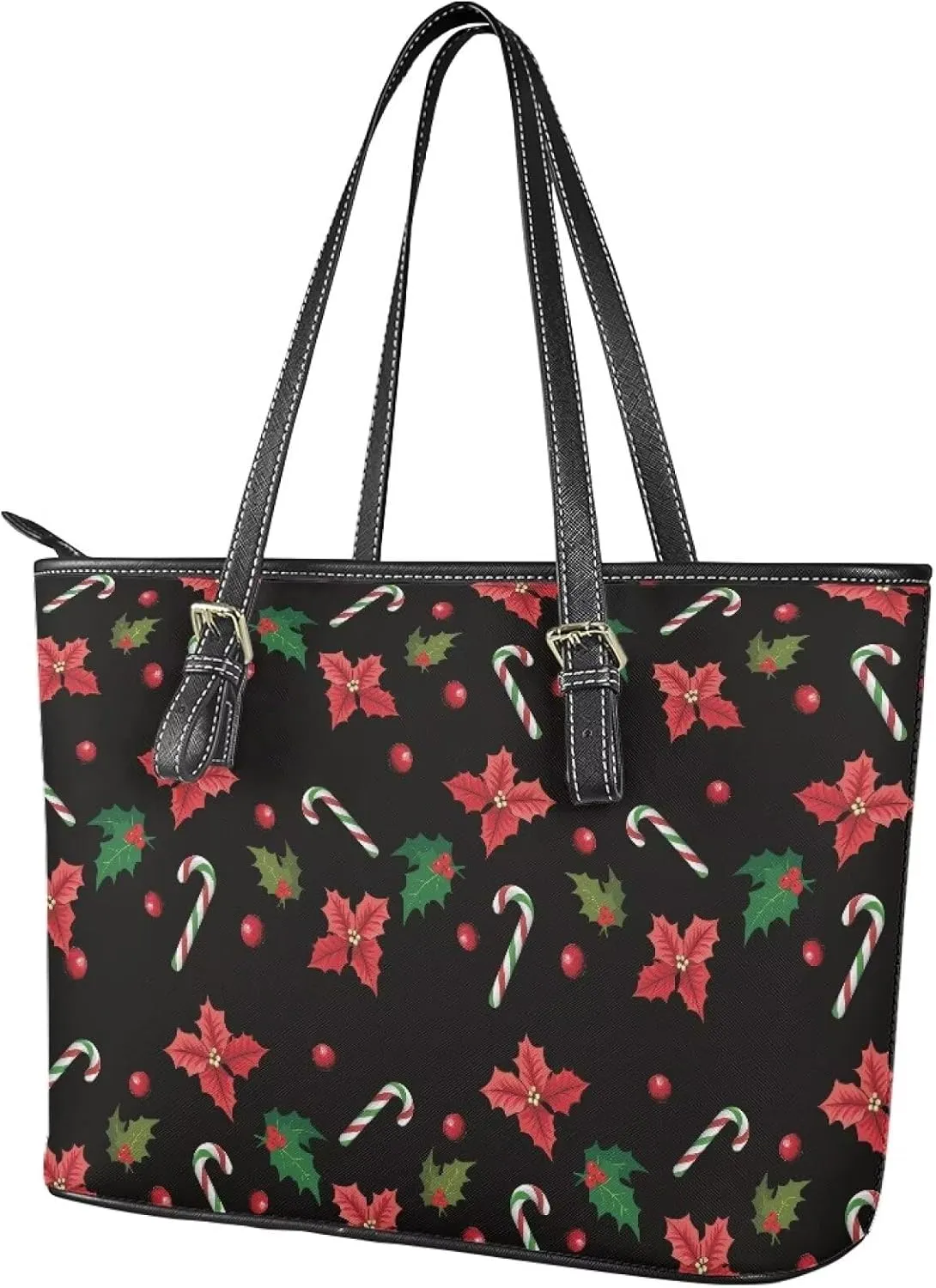 Women's Tote Shoulder Bag with Adjustable Handles Soft PU Leather Big Capacity Hobo Bag Purses Office Work Handbag