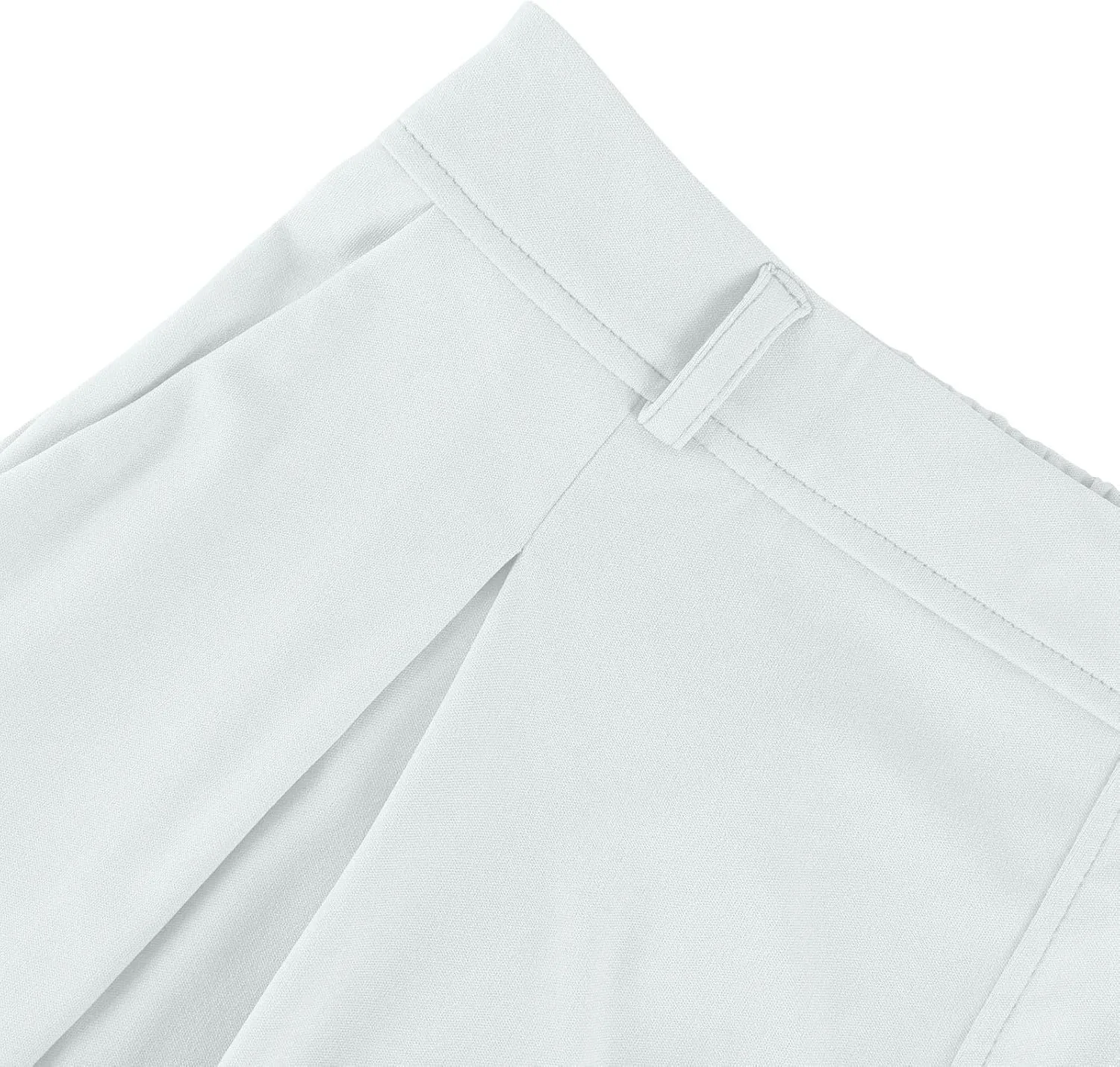 Women's Wide Legged Pants Pleated High Waisted with Pockets Flowy Trousers Business Casual Bottoms Trendy