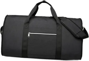 Yiju Garment Duffel Bag Business Travel Bag Suit Bag Travel Garment Bag for Holiday Outdoor, Black